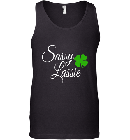 Sassy Lassie St Patty day Men's Tank Top Men's Tank Top / Black / XS Men's Tank Top - trendytshirts1