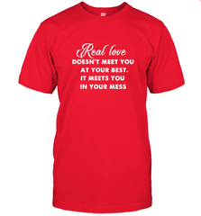 Real love funny quotes for valentine Men's T-Shirt Men's T-Shirt - trendytshirts1