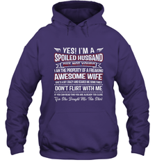 Spoiled Husband Property Of Freaking Wife Valentine's Day Hooded Sweatshirt Hooded Sweatshirt - trendytshirts1