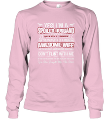 Spoiled Husband Property Of Freaking Wife Valentine's Day Gift Long Sleeve T-Shirt Long Sleeve T-Shirt - trendytshirts1