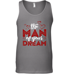 Man Of Your Dreams Valentine's Day Art Graphics Heart Lover Men's Tank Top Men's Tank Top - trendytshirts1