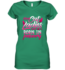 Cat Lady Born In January Cat Lover Birthday Gift For Women's V-Neck T-Shirt Women's V-Neck T-Shirt - trendytshirts1