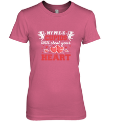 Teacher Valentine's Day Pre K Cupids Art Graphics Heart Love Women's Premium T-Shirt Women's Premium T-Shirt - trendytshirts1