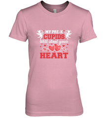 Teacher Valentine's Day Pre K Cupids Art Graphics Heart Love Women's Premium T-Shirt Women's Premium T-Shirt - trendytshirts1