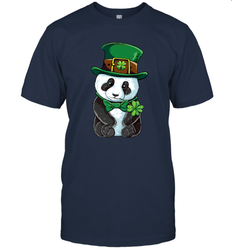 St Patricks Day Leprechaun Panda Cute Irish Tee Gift Men's T-Shirt