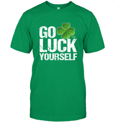 Go Luck Yourself TShirt St. Patrick's Day Men's T-Shirt Men's T-Shirt - trendytshirts1