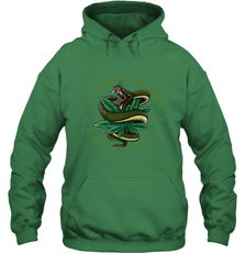 The Green Mamba, Cannabist, Weed Grower Pot Smoker Hooded Sweatshirt Hooded Sweatshirt - trendytshirts1