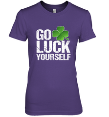 Go Luck Yourself TShirt St. Patrick's Day Women's Premium T-Shirt Women's Premium T-Shirt - trendytshirts1