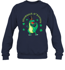 T Rex Dinosaur St. Patrick's Day Irish Funny Crewneck Sweatshirt Crewneck Sweatshirt - trendytshirts1