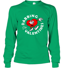 Dabbing Heart For Valentine's Day Art Graphics Heart Gift Long Sleeve T-Shirt Long Sleeve T-Shirt - trendytshirts1