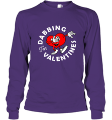 Dabbing Heart For Valentine's Day Art Graphics Heart Gift Long Sleeve T-Shirt Long Sleeve T-Shirt - trendytshirts1