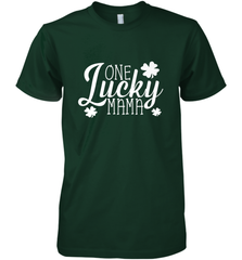 One Lucky Mama Shamrock Gift For Saint Patrick's Day Men's Premium T-Shirt Men's Premium T-Shirt - trendytshirts1