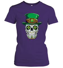 Sugar Skull Leprechaun T Shirt St Patricks Day Women Men Women's T-Shirt Women's T-Shirt - trendytshirts1
