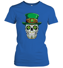 Sugar Skull Leprechaun T Shirt St Patricks Day Women Men Women's T-Shirt Women's T-Shirt - trendytshirts1