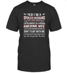 Spoiled Husband Property Of Freaking Wife Valentine's Day Gift Men's T-Shirt Men's T-Shirt - trendytshirts1