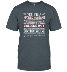 Spoiled Husband Property Of Freaking Wife Valentine's Day Gift Men's T-Shirt Men's T-Shirt - trendytshirts1