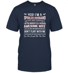 Spoiled Husband Property Of Freaking Wife Valentine's Day Gift Men's T-Shirt Men's T-Shirt - trendytshirts1
