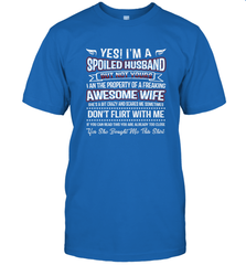 Spoiled Husband Property Of Freaking Wife Valentine's Day Gift Men's T-Shirt Men's T-Shirt - trendytshirts1