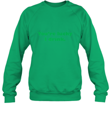 St. Patrick's Day Adult Drinking Crewneck Sweatshirt Crewneck Sweatshirt - trendytshirts1