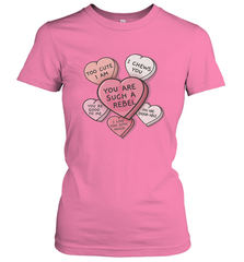 Star Wars Valentines Candy Heart Quotes Women's T-Shirt Women's T-Shirt - trendytshirts1