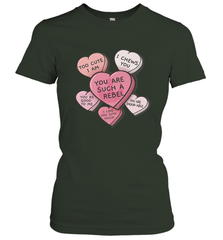 Star Wars Valentines Candy Heart Quotes Women's T-Shirt Women's T-Shirt - trendytshirts1