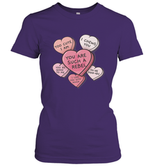 Star Wars Valentines Candy Heart Quotes Women's T-Shirt Women's T-Shirt - trendytshirts1