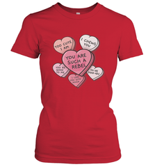 Star Wars Valentines Candy Heart Quotes Women's T-Shirt Women's T-Shirt - trendytshirts1