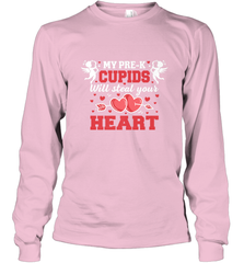 Teacher Valentine's Day Pre K Cupids Art Graphics Heart Love Long Sleeve T-Shirt Long Sleeve T-Shirt - trendytshirts1