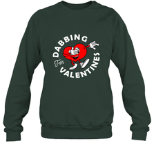 Dabbing Heart For Valentine's Day Art Graphics Heart Gift Crewneck Sweatshirt Crewneck Sweatshirt - trendytshirts1