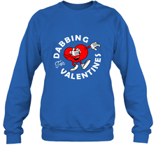 Dabbing Heart For Valentine's Day Art Graphics Heart Gift Crewneck Sweatshirt Crewneck Sweatshirt - trendytshirts1