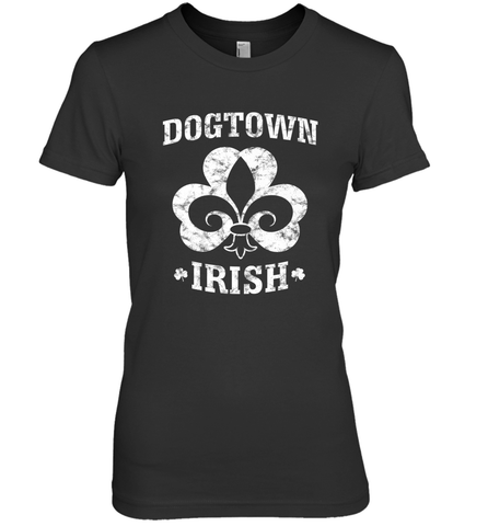 St. Louis Dogtown St. Patrick's Day Dogtown Irish STL Women's Premium T-Shirt Women's Premium T-Shirt / Black / XS Women's Premium T-Shirt - trendytshirts1