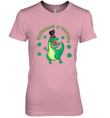 T Rex Dinosaur St. Patrick's Day Irish Funny Women's Premium T-Shirt Women's Premium T-Shirt - trendytshirts1