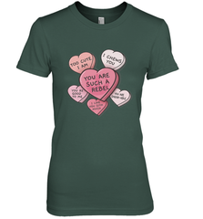 Star Wars Valentines Candy Heart Quotes Women's Premium T-Shirt Women's Premium T-Shirt - trendytshirts1