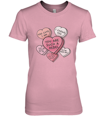 Star Wars Valentines Candy Heart Quotes Women's Premium T-Shirt Women's Premium T-Shirt - trendytshirts1