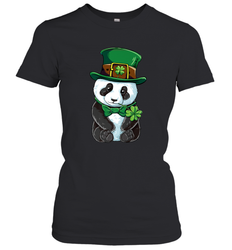 St Patricks Day Leprechaun Panda Cute Irish Tee Gift Women's T-Shirt