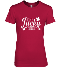 One Lucky Mama Shamrock Gift For Saint Patrick's Day Women's Premium T-Shirt Women's Premium T-Shirt - trendytshirts1