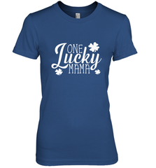 One Lucky Mama Shamrock Gift For Saint Patrick's Day Women's Premium T-Shirt Women's Premium T-Shirt - trendytshirts1