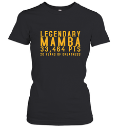 Black Mamba Legendary Mamba Out Farewell Tribute Women's T-Shirt