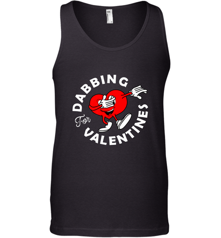 Dabbing Heart For Valentine's Day Art Graphics Heart Gift Men's Tank Top Men's Tank Top / Black / XS Men's Tank Top - trendytshirts1