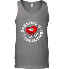 Dabbing Heart For Valentine's Day Art Graphics Heart Gift Men's Tank Top Men's Tank Top - trendytshirts1