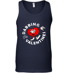 Dabbing Heart For Valentine's Day Art Graphics Heart Gift Men's Tank Top Men's Tank Top - trendytshirts1