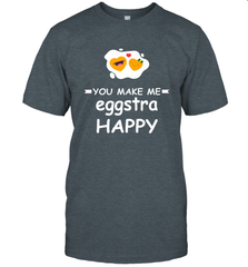 You Make Me Eggstra happy,Funny Valentine His and Her Couple Men's T-Shirt Men's T-Shirt - trendytshirts1