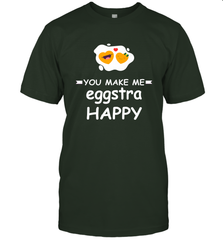 You Make Me Eggstra happy,Funny Valentine His and Her Couple Men's T-Shirt Men's T-Shirt - trendytshirts1
