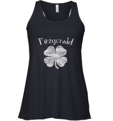 Vintage Fitzgerald Irish Shamrock St Patty's Day Women's Racerback Tank Women's Racerback Tank - trendytshirts1