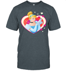 Disney Cinderella Valentine's Sparkle Hearts Men's T-Shirt Men's T-Shirt - trendytshirts1