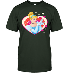 Disney Cinderella Valentine's Sparkle Hearts Men's T-Shirt Men's T-Shirt - trendytshirts1