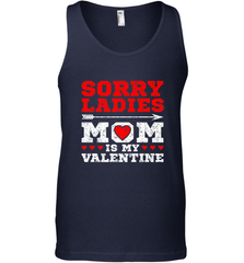 Sorry Ladies Mom Is My Valentine's Day Art Graphics Heart Men's Tank Top Men's Tank Top - trendytshirts1