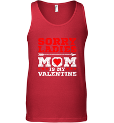 Sorry Ladies Mom Is My Valentine's Day Art Graphics Heart Men's Tank Top Men's Tank Top - trendytshirts1