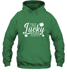 One Lucky Mama Shamrock Gift For Saint Patrick's Day Hooded Sweatshirt Hooded Sweatshirt - trendytshirts1