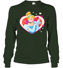 Disney Cinderella Valentine's Sparkle Hearts Long Sleeve T-Shirt Long Sleeve T-Shirt - trendytshirts1